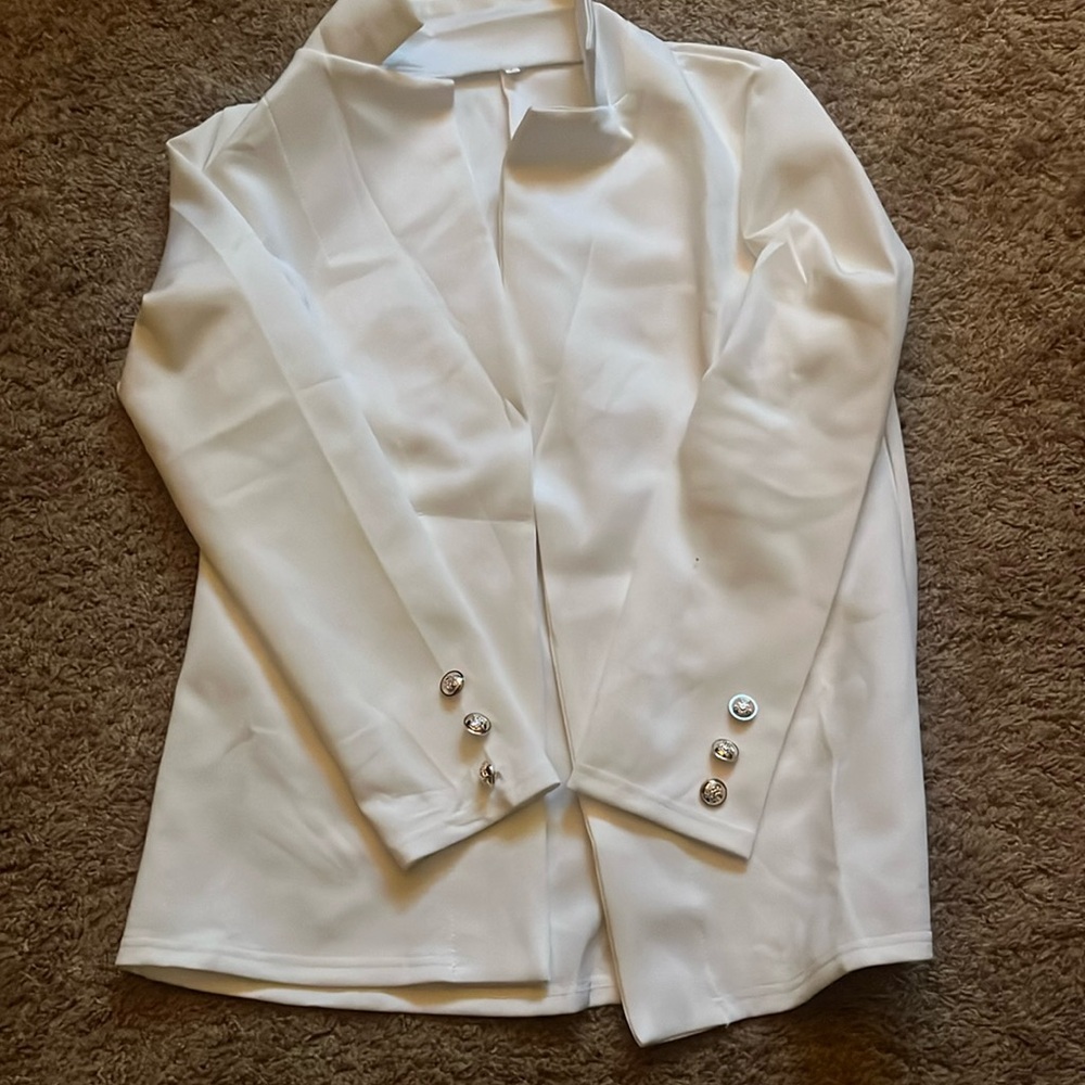 White blazer size large